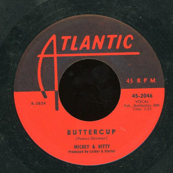 

7inch Record MICKEY & KITTY - Buttercup / My Reverie 452046 Atlantic 1959 US Pop Used