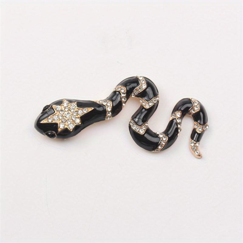 Stylish and Elegant Zodiac Animal Snake Brooch Personalized Luxury Accessory Pin Gift
