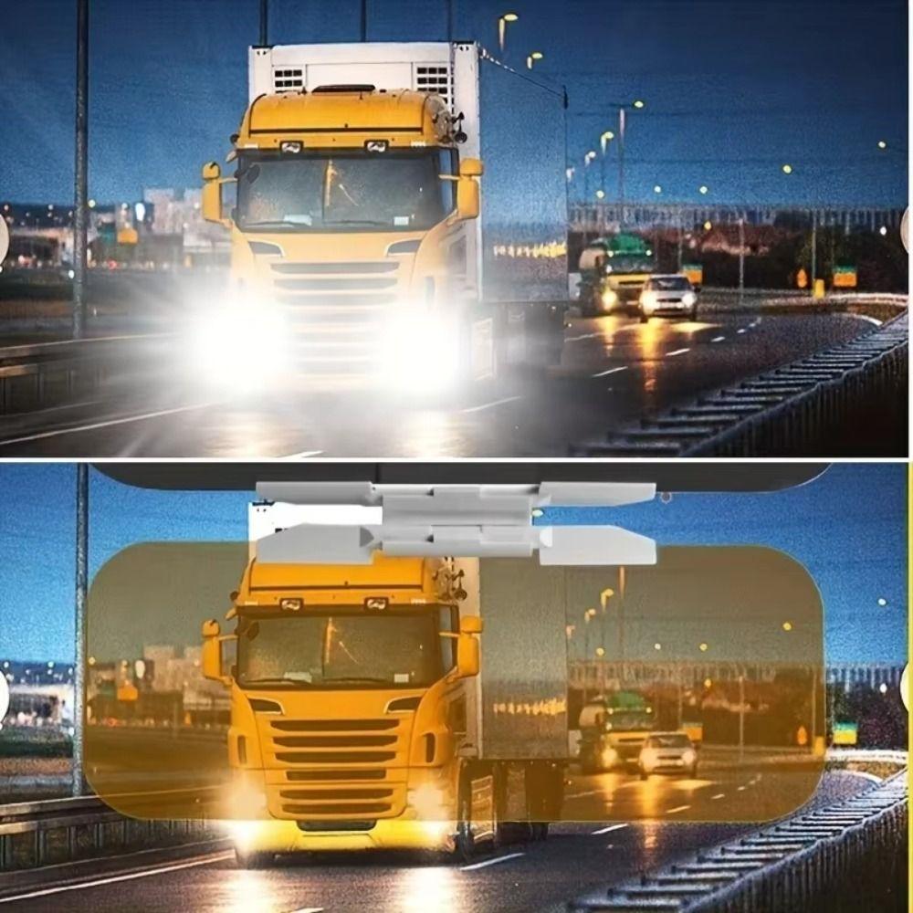 High-Transparent Anti Glare Sunshades Adjustable Night Driving Shield Eye Protection