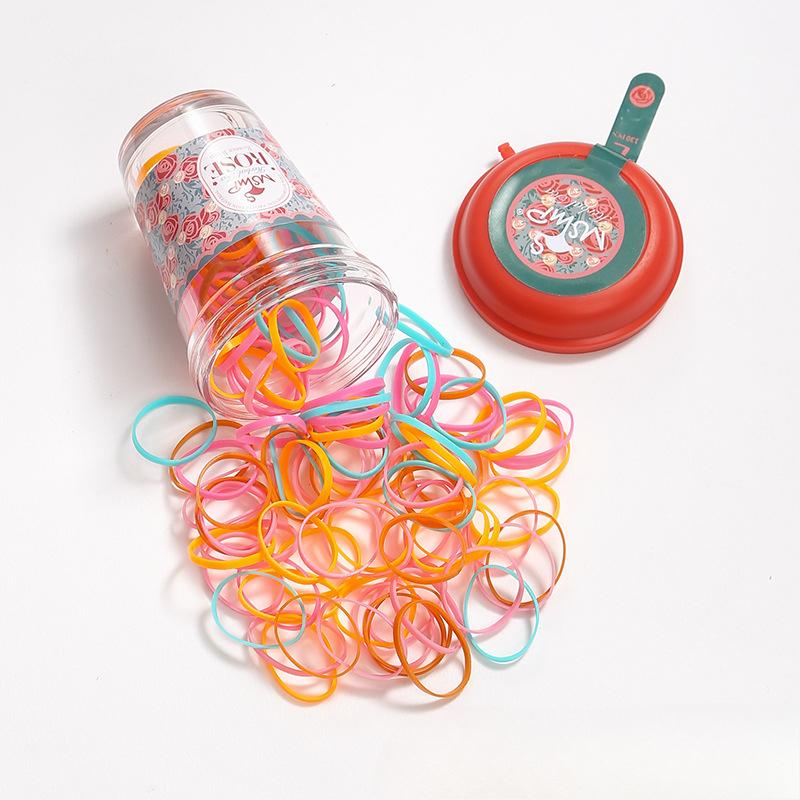 

Одноразовая Высокоэластичная Резинка Милый Девичий Аксессуар для Волос, Который Не Повредит Волосы Резинки и Заколки Головной Убор Red cap - canned