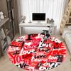 1PC Love, valentine's day Chair Carpet for Office, Indoor Non-Slip Washable  Carpet, Soft Comfortable Mat For Office Room yy250930156