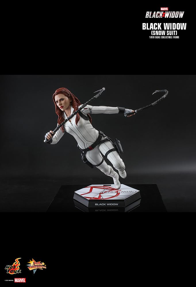 Movie Masterpiece Black Widow Snowsuit Version Scale Figure White 1/6