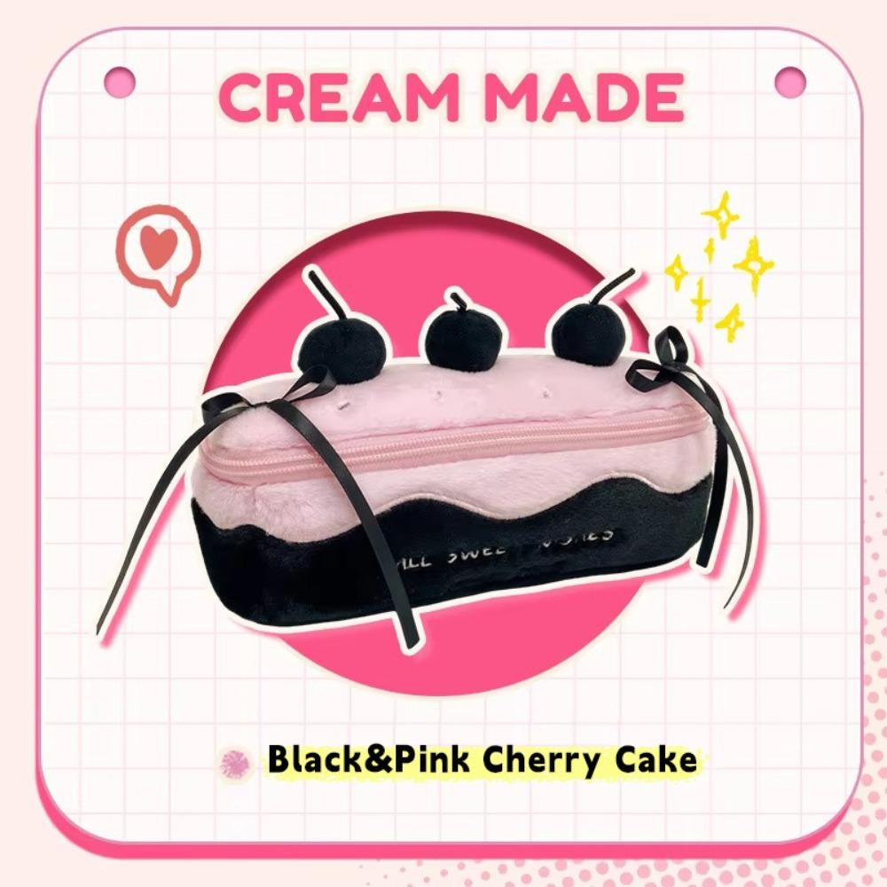 Large Capacity Pen Bag Plush Stationery Bag New Pen Box  Gift