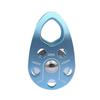 Climbing Fixed Plate Micro Pulley 28KN General Purpose Small Metal Single Sheave Hauling Pulley for Rock Climbing Aloft Work Rappelling Rescue
