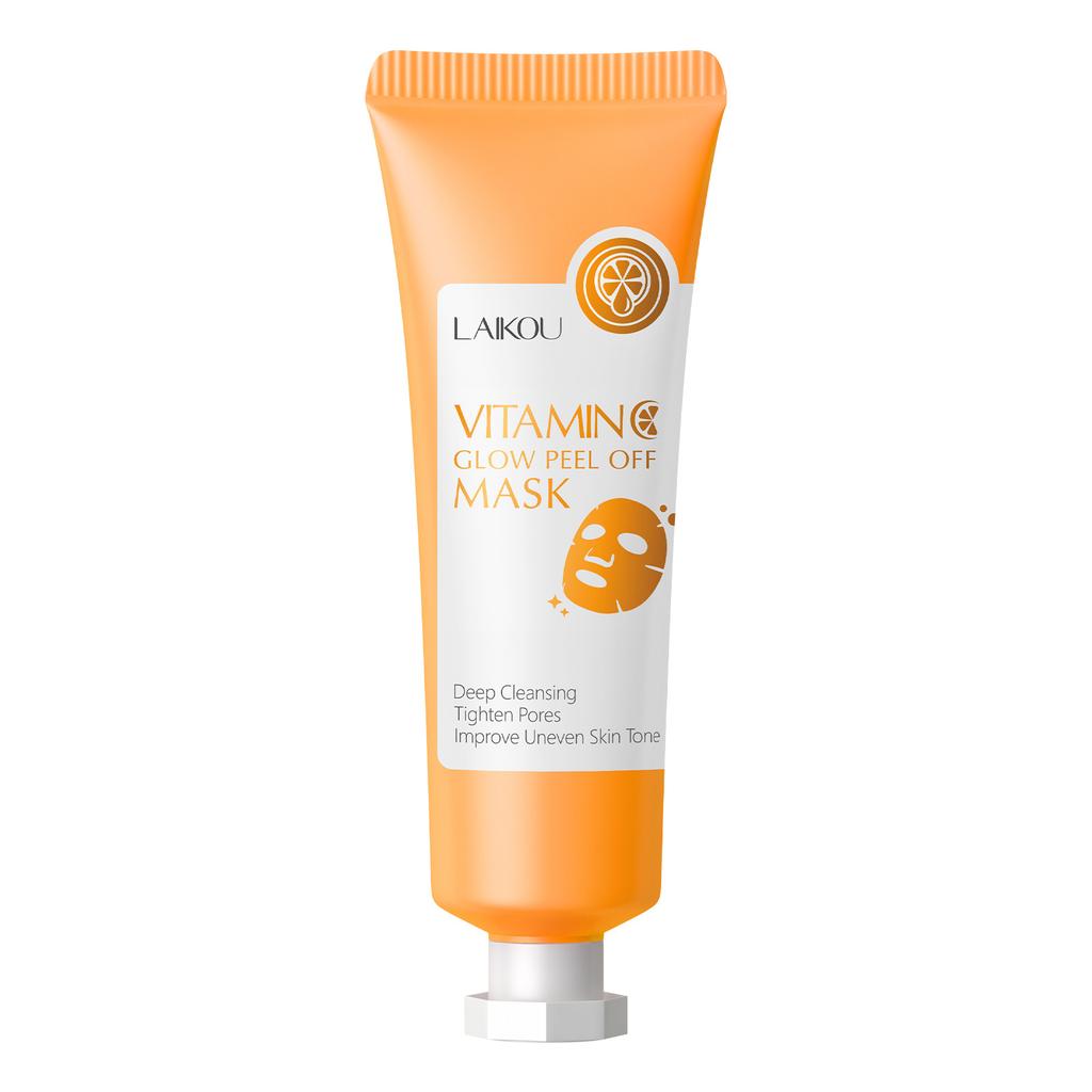 Vitamin C Remove Blackhead Cleaning Mask Peel-off Mask Pores Beauty Health VC Glow Peel Off Mask Black Point Mask Face Skin Care