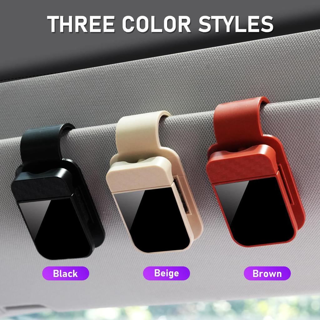 Car Sun Visor Glasses Holder Clip - Sunglasses Storage for Interior