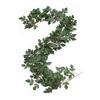 6FT Artificial Fall Leaf Vine Garland Plum Berry Neutral Mantle Fireplace Table Centerpiece Harvest