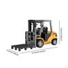 1/64 RC Gabelstapler Baustellenfahrzeug mit Sound Leichtgewichtige Stabile Metallkonstruktion Spielzeug, Mini
