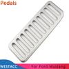 Edelstahl Auto Dead Pedal Fußstütze Pedal Abdeckung Fußstütze Pedale für Ford Mustang 2015 2016 2017