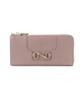 Toff & Loadstone Moebius Round Zip Long Wallet, Lizard Print, One Size, Maroon
