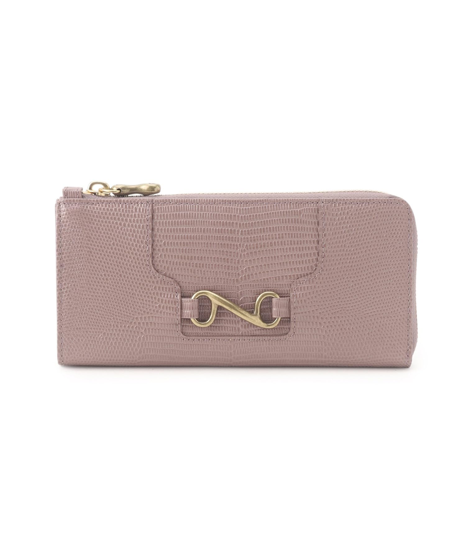 

Toff & Loadstone Moebius Round Zip Long Wallet, Lizard Print, One Size, Maroon