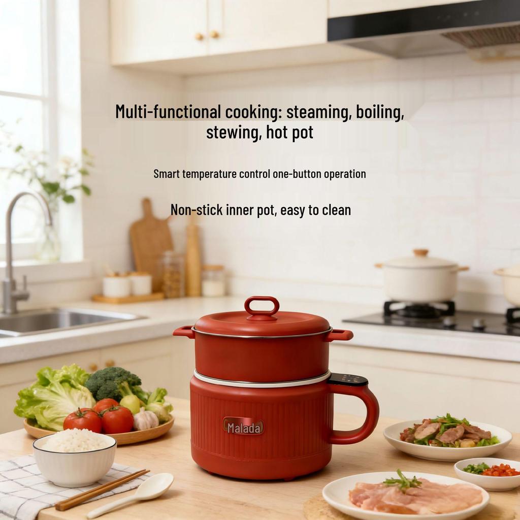 Multifunctional Rice Cooker & Steamer: Sugar Control, Easy Clean, All-in-One