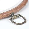 Imitated Wood Cross Stitch Hoop Plastic Embroidery Frame Craft Accessories  Hand Embroidery