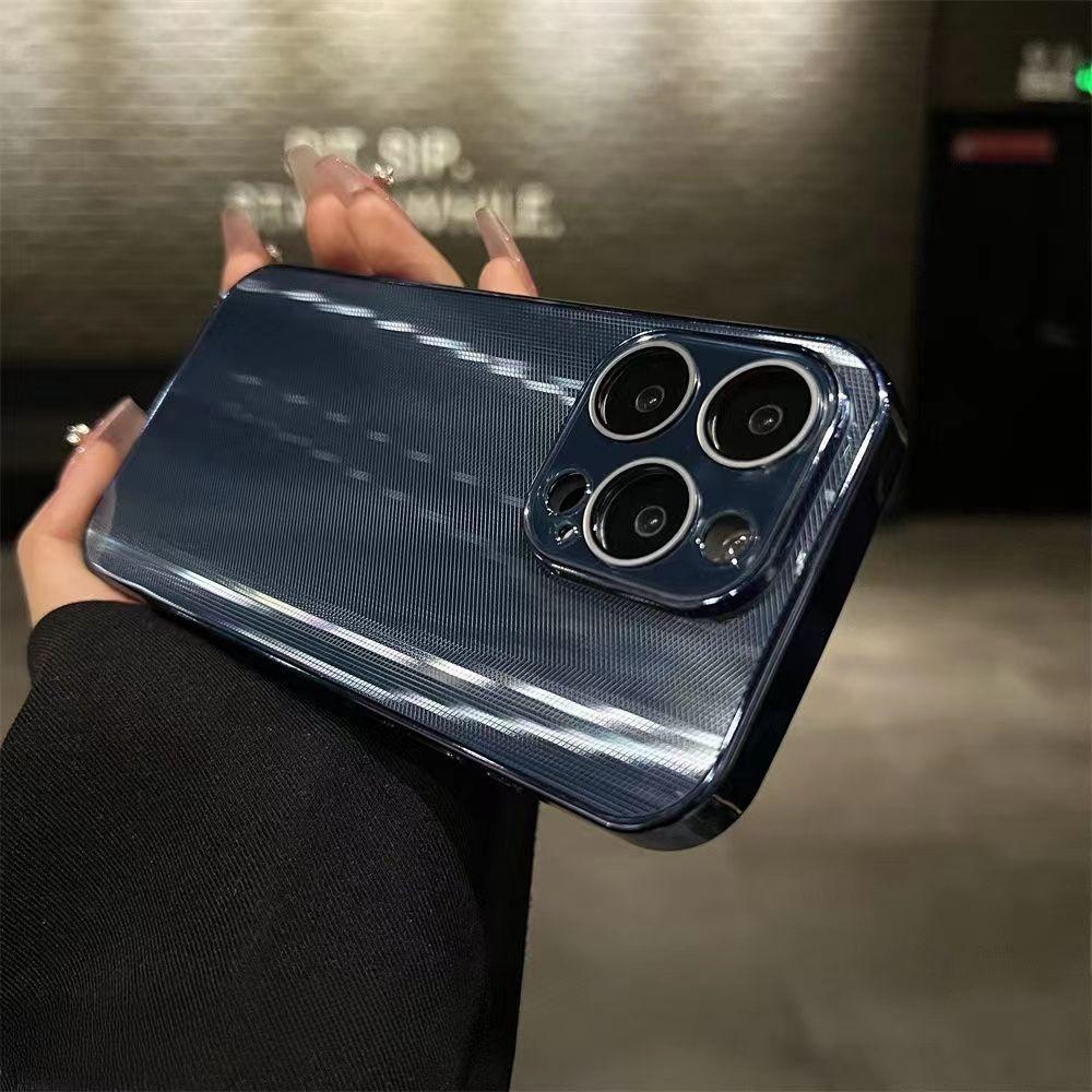 For IPhone15promax Phone Case for Apple 14 Dazzling Diamond Pattern 13 Electroplated Precision Hole 12 with Lens Film