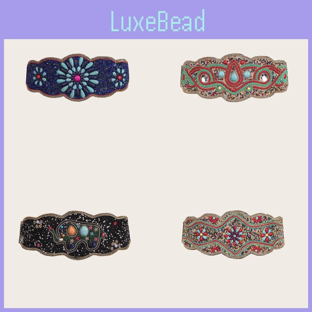 Wide Womens Ethnicinspired Waist Belt With Plastic Turquoise And Rhinestone Embellishments For Fashion Seasonal