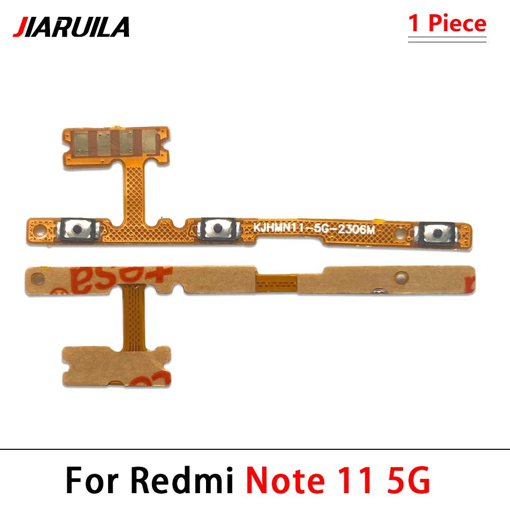 Power On Off Button Volume Key Switch Flex Cable For Xiaomi Redmi Note 10 10s 11 11s 11E 11T 12 12s 12 13 Pro Plus 4G 5G
