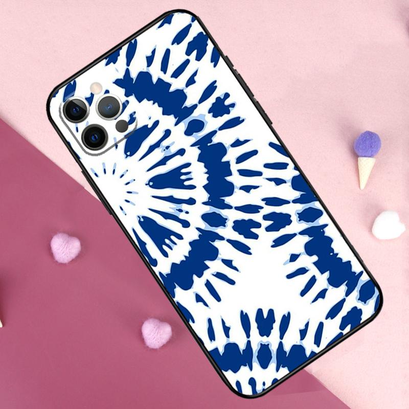 Rainbow Spiral Tie Dye Phone Case For iPhone 17 Pro Max 11 14 15 16 Pro Max Plus 13 12 Mini 16e 17 Air Back Cover