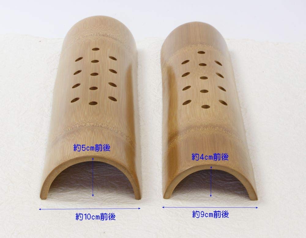 [Interchangeable] Bamboo Pillow [Bamboo Hard Pillow, 5cm High X 40cm Long] Includes Instructions (Product Number: 73-807), Recommended for Relieving