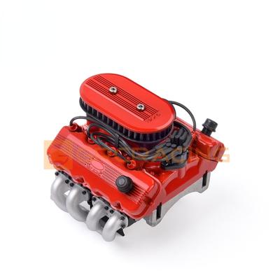 V8 Motor Kap Ventilator Radiator F76 Motor Radiator voor 1/10 Trax4 Traxxas RC Crawler Auto