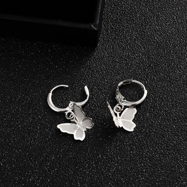 Silver Color Earrings For Women /Men Small Hoop Earrings Hollow Statement Circle Earring Brincos Fashion Jewelry Girl