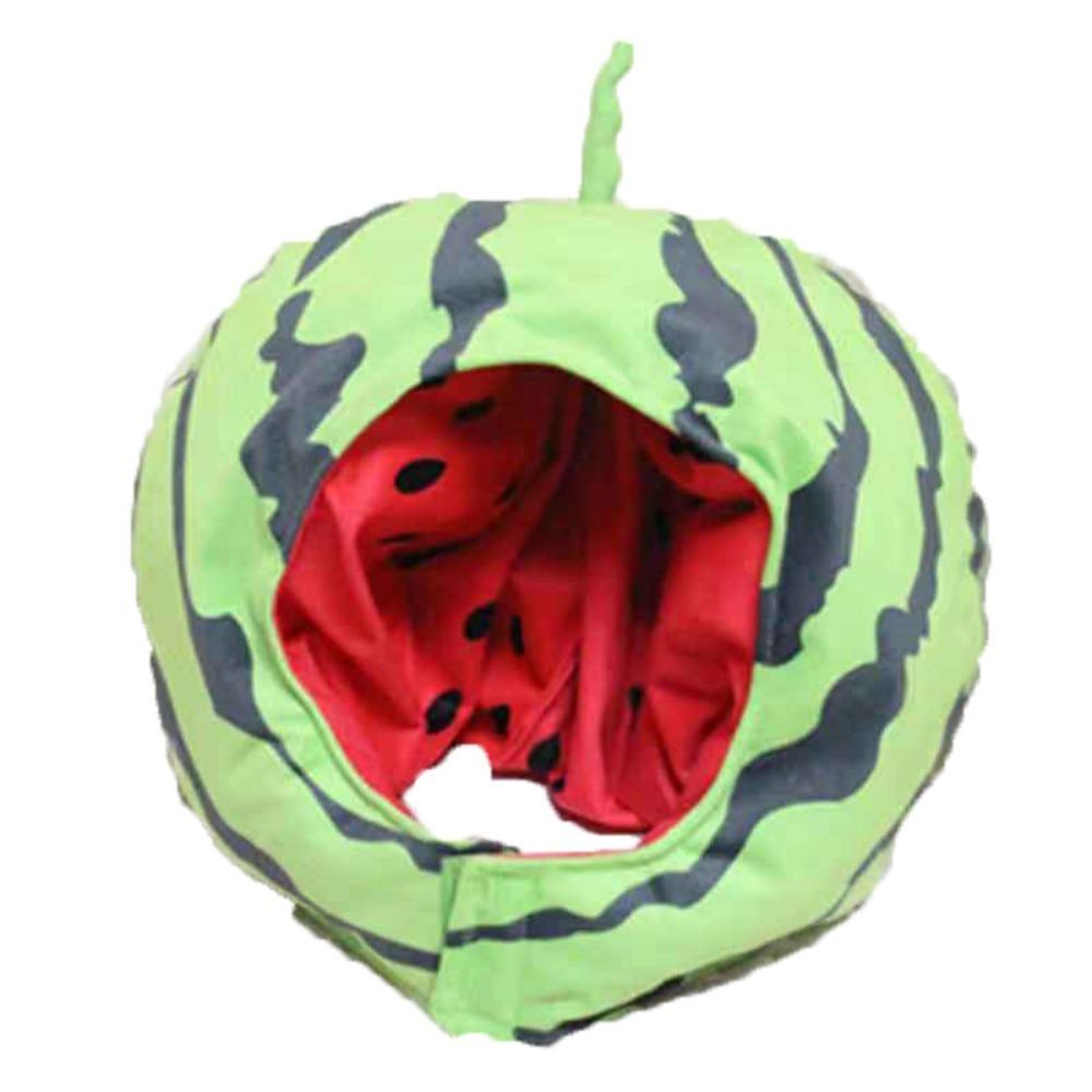 

Novelty Plush Watermelon Hat Fashionable Watermelon Headdress Watermelon Headgear Photography Prop Watermelon Shape
