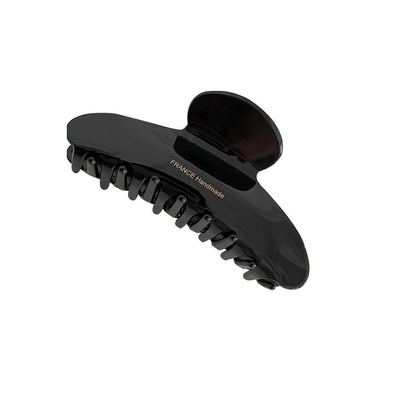Elegant 2025 Large Acetate Shark Hair Claw for Women - High-End Hair Clip Accessory