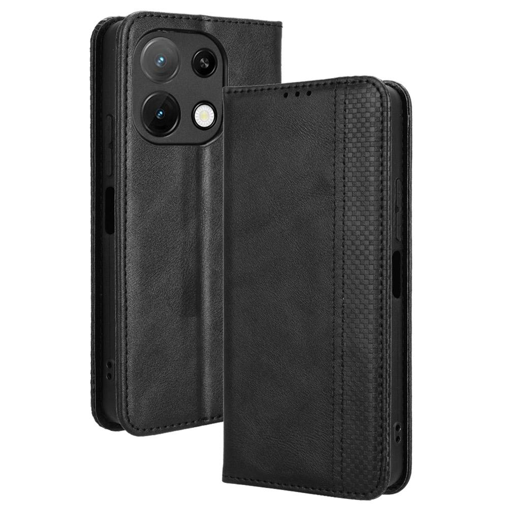 Leather Case For Umidigi Note 100/Note 100 5G/Note 100A Wallet Stand Retro Texture Phone Cover