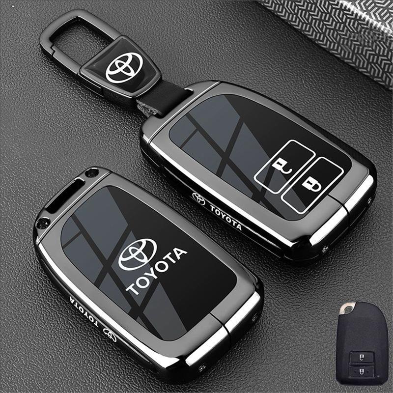 Compatible with Toyota Alphard Key Cover for Noah, Sienna, Sienta, Superb, Voxy, Tundra, Sequoia, and Truck Car Bag Buckle Shell