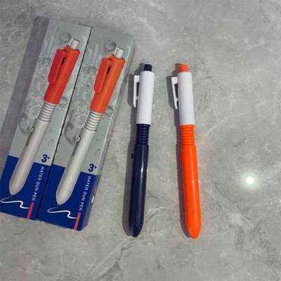 Creative Water-spraying Writing Pen Stress-relieving Toy Small Pen Funny Toy Gun Cla For School U9N2