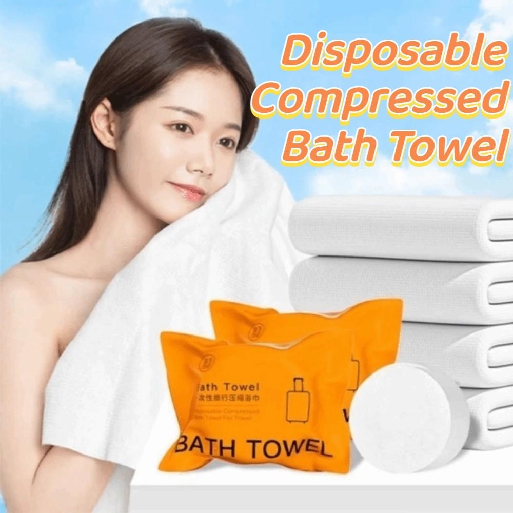5pcs 70x140cm Disposable Bath Towel Thickened Travel Towel Compressed Towel  Trip Essential