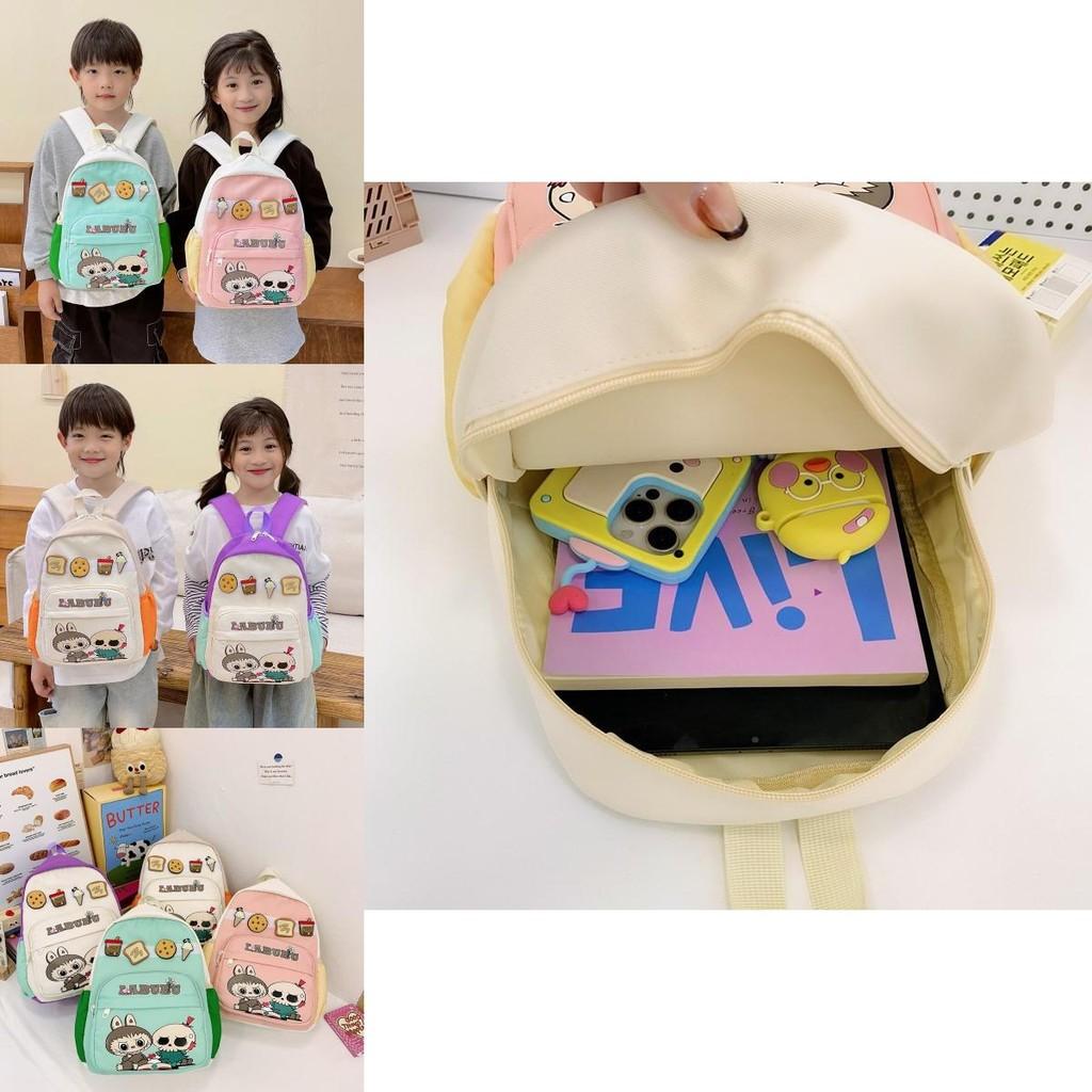 Adorable New Labub Children's Backpack Cute Kindergarten Cartoon Bag For Kids Ages 3 To 10