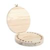 Wooden Box for Baby Teeth Ø 12 X 2.7 Cm