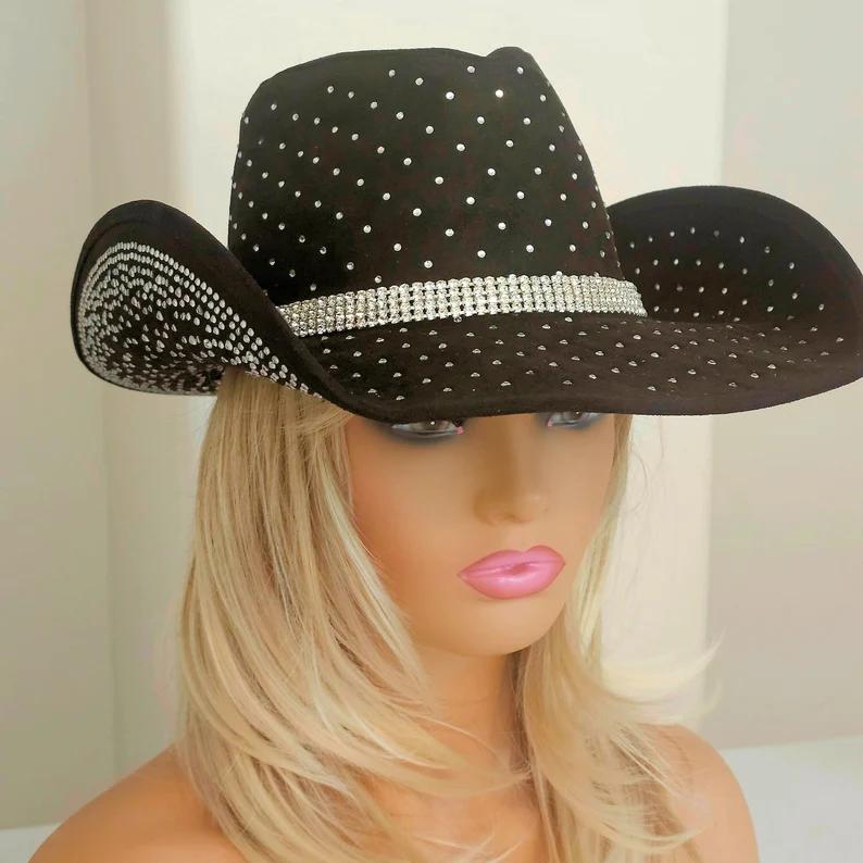 Cowgirl Hats for Women Straw Cowboy Hat Western Beach Sun Hat with Shapeable Brim for Coastal Cowgirl men hats
