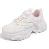 Warrior Classic Sports Korean Style Versatile Comfortable Non-Slip Wear-Resistant Lightweight Low-Top Dad Shoes Women Sneaker Light-Pink WXYS-4665M03
