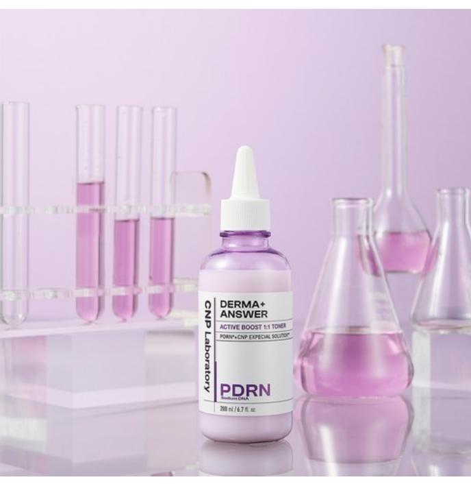 CNP Derma Answer Active Boost Tonikum (PDRN) 200 ml – Péče pro rozjasnění a hydrataci pleti