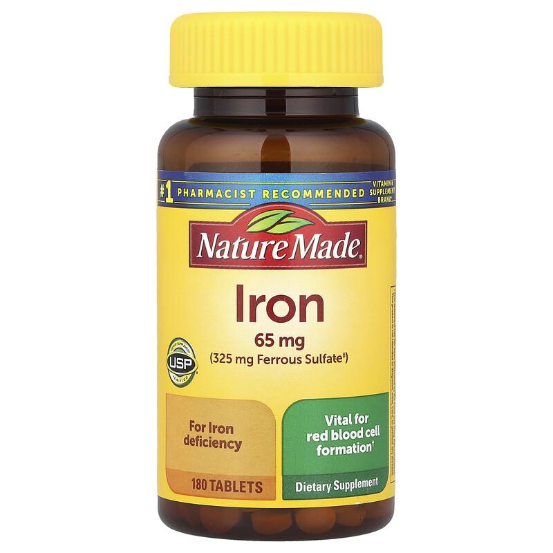 Ferro, 65 mg, 180 Compresse