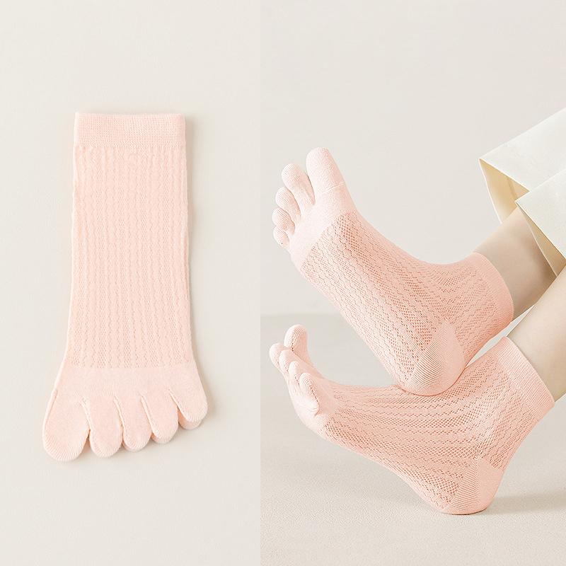 5 Finger Boat Sox Women Toe Socks Fashion Breathable Summer Ladies Girl Ultrathin Invisible Cotton Five-Finger Sock