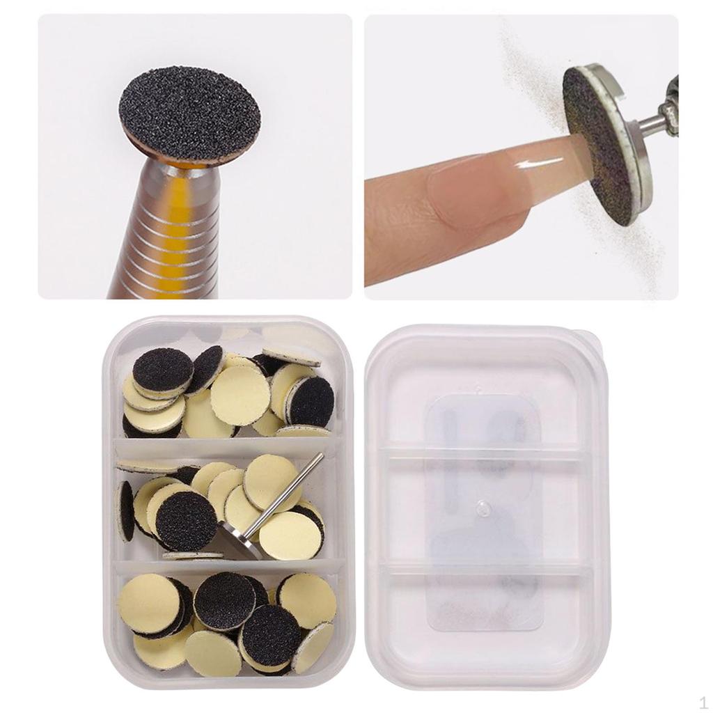 60 Pieces Replaceable Sanding Papers Grinding Disc Tool for Electric Foot Rasp Files