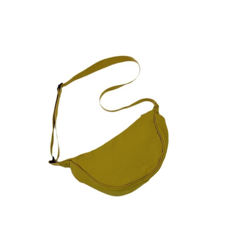 New Women's Messenger Bag Urban Simple Nylon Dumpling Bag Student Shoulder Bag Cloth Bag