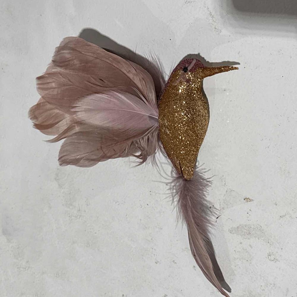 Cartoon Artificial Birds Pendant Realistic Christmas Tree Hummingbird Pendant  Christmas