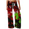 Fashion Women's Casual Fashion Halloween Printed Loose Comfortable Yoga Wide Leg Pants
