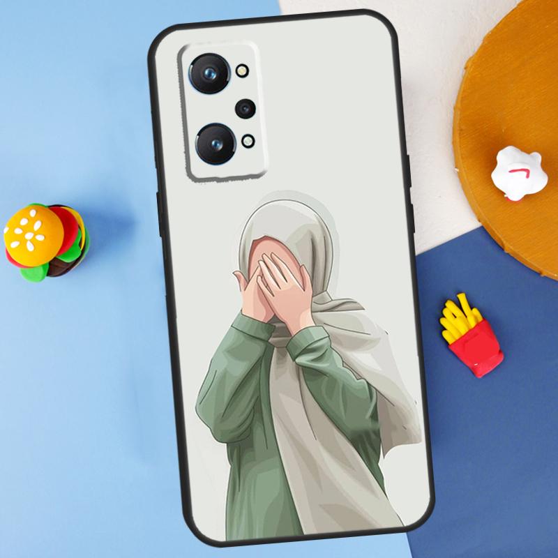 

Мусульманский Исламский Арабский Хиджаб Девушка Для Realme C55 C67 C61 C75 C53 C51 C21Y C25S GT 6 6T 5 GT7 Pro 10 11 12 13 14 Pro Plus Чехол Realme C75