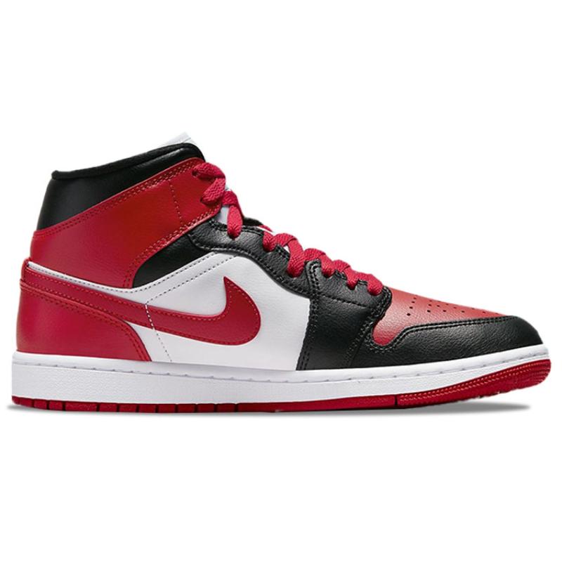Air Jordan 1 Mid 'Alternate Bred Toe' Women's Jordan BQ6472-079