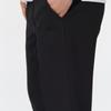 GOXO Tapered Fit Pintuck Pants Black Give Me Buddy