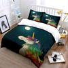 Rainbow-maned unicorn design. Bedding sets Duvet cover sets Duvet covers Pillowcases(1 * Duvet Cover 2 * Pillowcases, without duvet insert)
