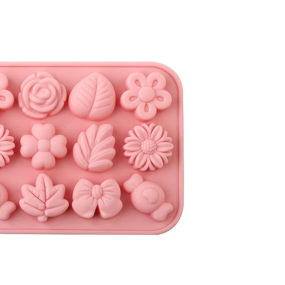 Bow Mold Easy-Release Candy Mold Flower Mold Versatile For Chocolate Making Dessert Making Gift