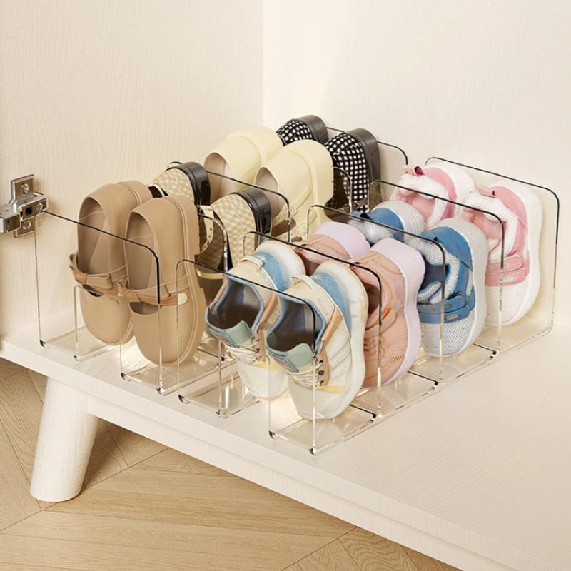 1ks Prostorově úsporný vertikální organizér na boty - Vícevrstvý, Snadno sestavitelný, Kompaktní úložný prostor pro domácí vstupní skříňku