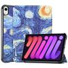 Case for iPad Mini 7 6 8.3'' with [Tri-fold Stand + Auto Wake/Sleep], Colorful Premium PU Leather Case Shockproof Hard Shell