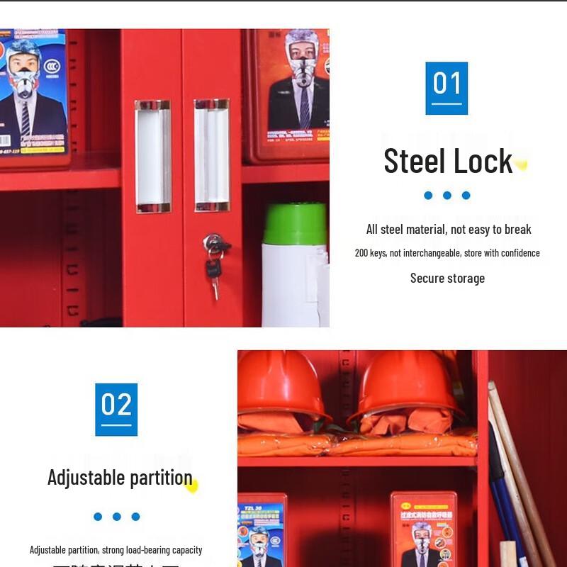 WEZHO 97-Style Miniature Fire Station Equipment Cabinet