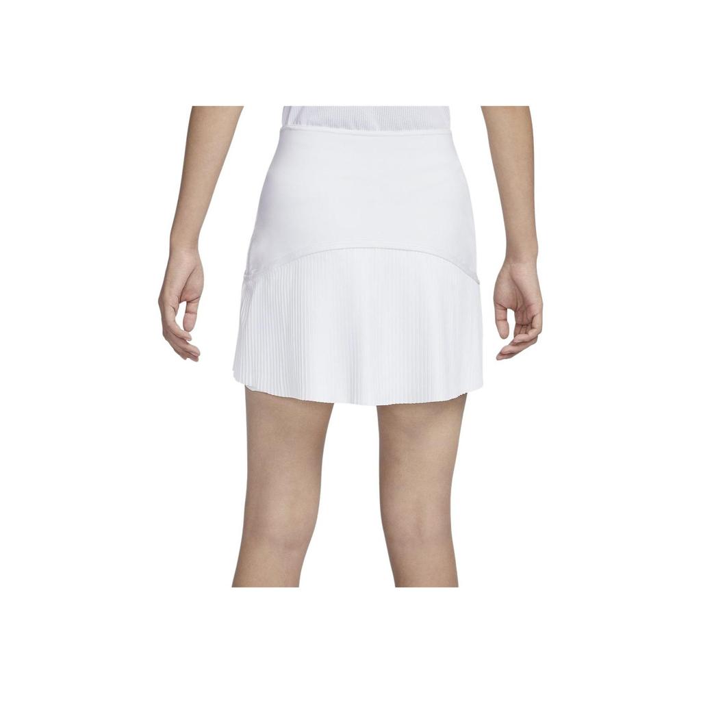 Nike SS24 Dri-Fit Comfortable Quick-Dry Logo Print Tennis Skirt Women Skirts White Black FD6533-100